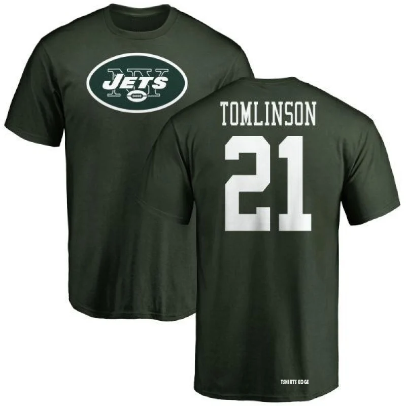 LaDainian Tomlinson Name & Number Game Day V-Neck T-Shirt - Green -  Tshirtsedge