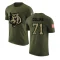 La'el Collins Legend Salute to Service T-Shirt - Olive