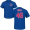 Lee Smith Name & Number T-Shirt - Royal