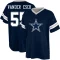 Leighton Vander Esch Name & Number Game Day V-Neck T-Shirt - Navy Blue