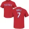 Lenny Randle Name & Number T-Shirt - Red