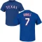 Lenny Randle Name & Number T-Shirt - Royal