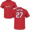 Logan Sawyer Name & Number T-Shirt - Red