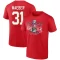 Ludovic Waeber 2023 Stanley Cup Final Quest T-Shirt - Red