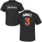 Luis Arraez Name & Number T-Shirt - Black