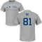 Luis Gil Name & Number T-Shirt - Gray