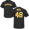 Luis Ortiz Name & Number T-Shirt - Black