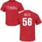 Luis Ortiz Name & Number T-Shirt - Red