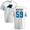 Luke Kuechly Name & Number T-Shirt - White