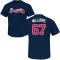 Luke Williams Name & Number T-Shirt - Navy