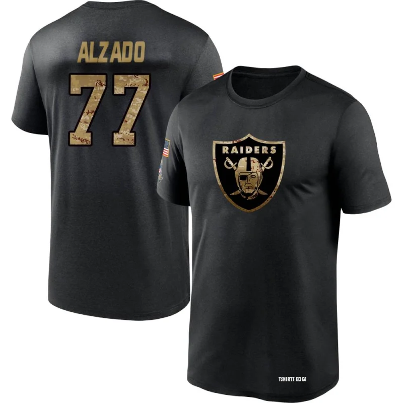 Lyle Alzado 2020 Salute To Service Performance T-Shirt - Black