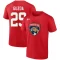 Mack Guzda 2023 Stanley Cup Final Name & Number T-Shirt - Red