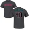 Madison Bumgarner Name & Number T-Shirt - Charcoal