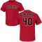 Madison Bumgarner Name & Number T-Shirt - Crimson