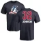 Magic Johnson Name and Number Banner Wave T-Shirt - Navy