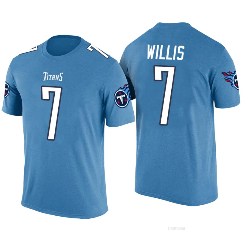 Malik Willis Legend Color Rush T-Shirt - Blue - Tshirtsedge