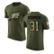 Mario Goodrich Legend Salute to Service T-Shirt - Olive