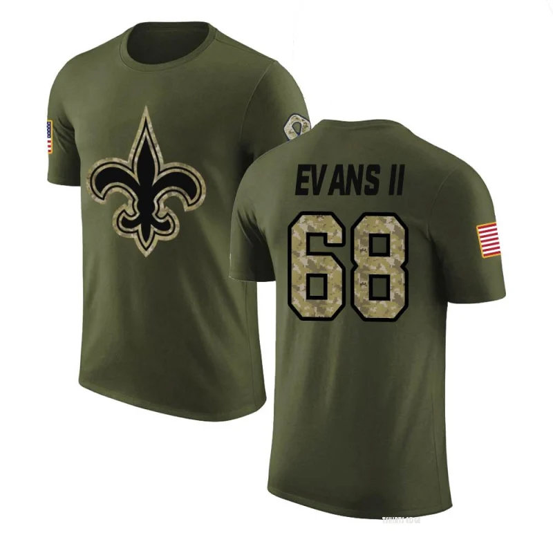 Mark Evans II Legend Salute to Service T-Shirt - Olive - Tshirtsedge