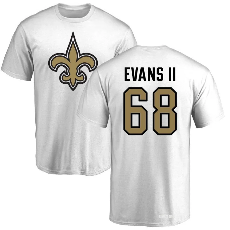 Mark Evans II Name & Number T-Shirt - White - Tshirtsedge