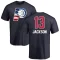 Mark Jackson Name and Number Banner Wave T-Shirt - Navy