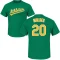 Mark Mulder Name & Number T-Shirt - Green