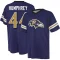 Marlon Humphrey Name & Number Game Day V-Neck T-Shirt - Purple