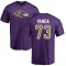 Marshal Yanda Name & Number T-Shirt - Purple