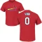 Masyn Winn Name & Number T-Shirt - Red