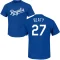 Matt Beaty Name & Number T-Shirt - Royal