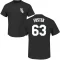 Matt Foster Name & Number T-Shirt - Black