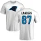 Matt Landers Name & Number T-Shirt - White