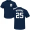 Matt Manning Name & Number T-Shirt - Navy