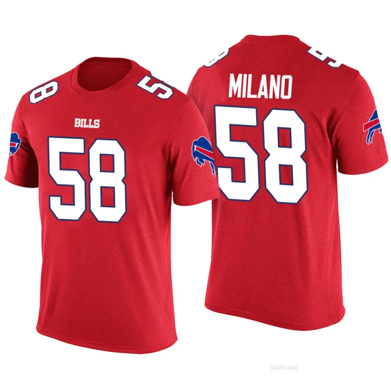 Matt Milano Legend Color Rush T-Shirt - Red - Tshirtsedge