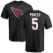 Matt Prater Name & Number T-Shirt - Black