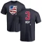 Matt Roy Name and Number Banner Wave T-Shirt - Navy