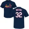 Matt Wieters Name & Number T-Shirt - Navy