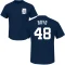 Matthew Boyd Name & Number T-Shirt - Navy