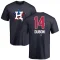 Mauricio Dubon Name and Number Banner Wave T-Shirt - Navy