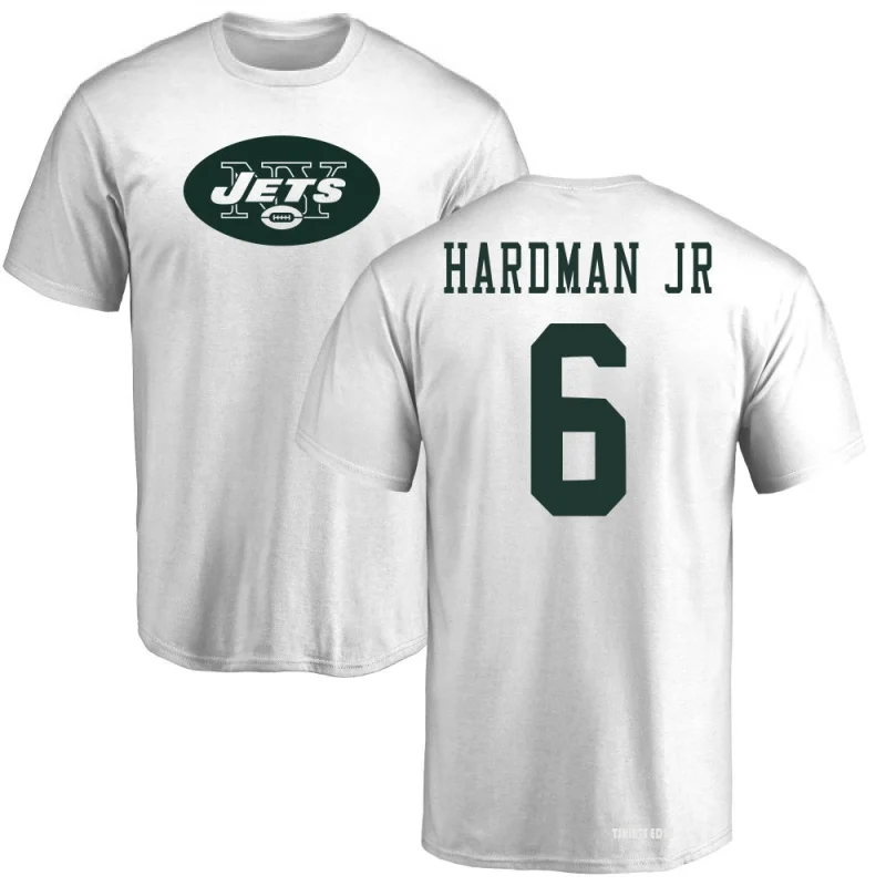 Mecole Hardman Jr. Name & Number T-Shirt - White - Tshirtsedge