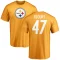 Mel Blount Name & Number T-Shirt - Gold