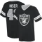 Micah Kiser Name & Number Game Day V-Neck T-Shirt - Black