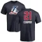 Michael Cooper Name and Number Banner Wave T-Shirt - Navy