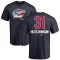 Michael Hutchinson Name and Number Banner Wave T-Shirt - Navy