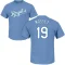 Michael Massey Name & Number T-Shirt - Light Blue