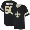 Michael Mauti Name & Number Game Day V-Neck T-Shirt - Black