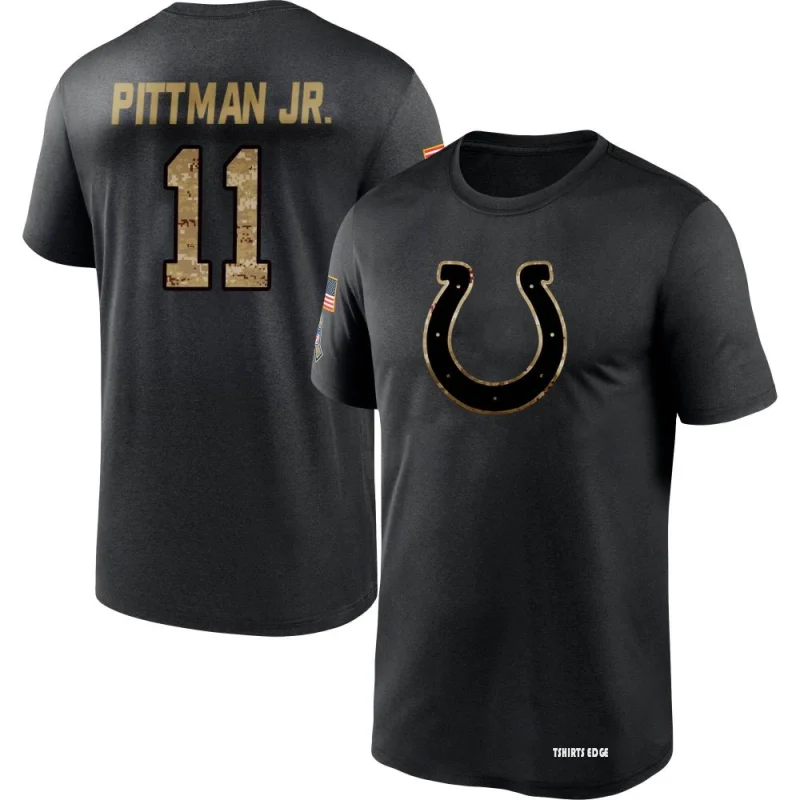 Michael Pittman Jr. 2020 Salute To Service Performance T-Shirt - Black -  Tshirtsedge