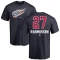 Michael Rasmussen Name and Number Banner Wave T-Shirt - Navy