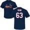 Michael Siani Name & Number T-Shirt - Navy