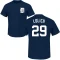 Mickey Lolich Name & Number T-Shirt - Navy