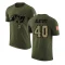 Mike Alstott Legend Salute to Service T-Shirt - Olive